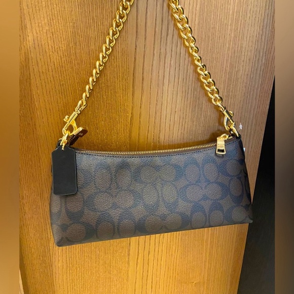 Brown Signature Coach Charlotte Bag - Picture 3 of 3